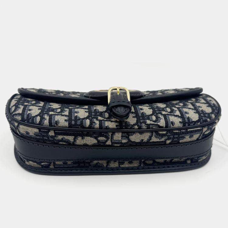 Pre Owned Dior Oblique Bobby Oblique Small Canvas  Shoulder Bag 