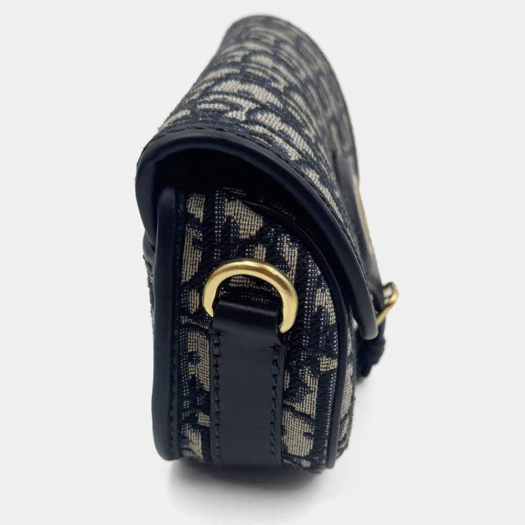 Pre Owned Dior Oblique Bobby Oblique Small Canvas  Shoulder Bag 