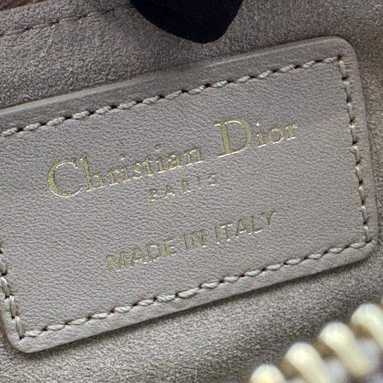 Pre Owned Dior Cannage Leather Dior Toujours Tote