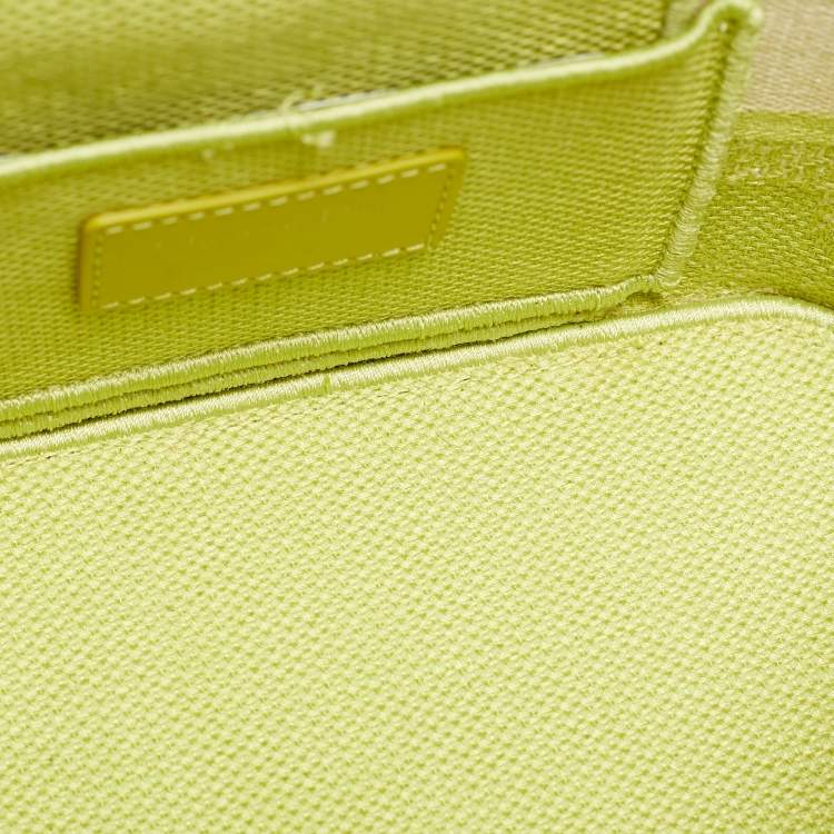 Pre Owned Dior Light Green Toile De Juoy Small Diortravel Vanity Case