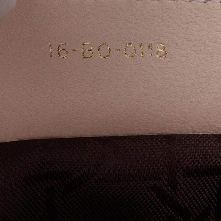 Pre Owned Dior Pink Large Lambskin Cannage Lady Dior