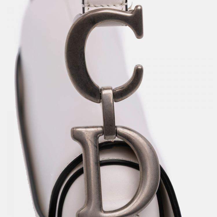 Pre Owned Dior Smooth Calfskin Saddle Bag