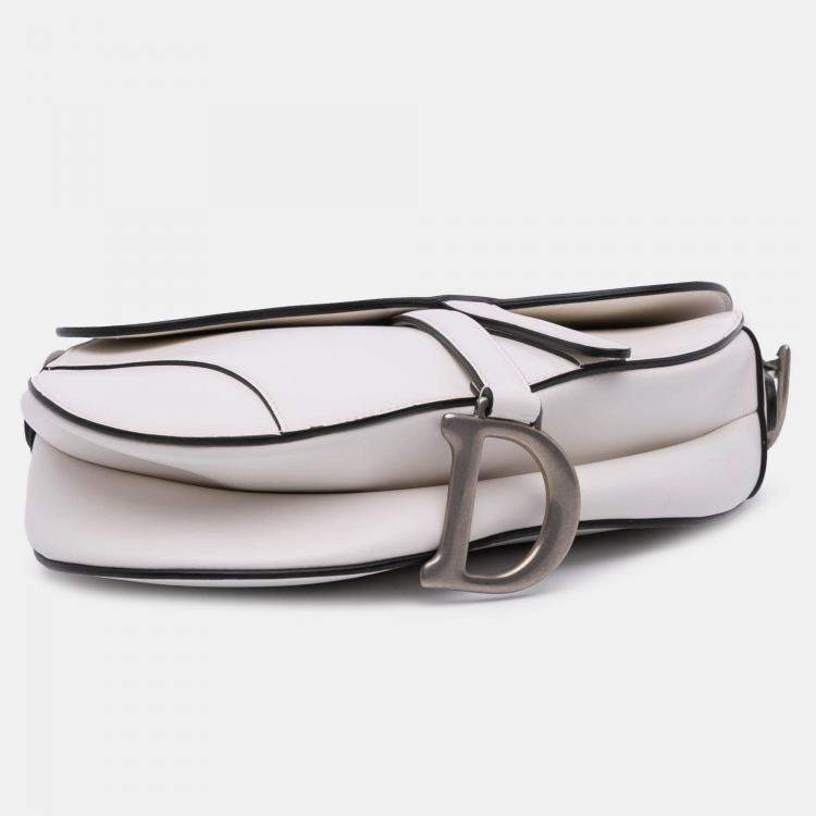 Pre Owned Dior Smooth Calfskin Saddle Bag