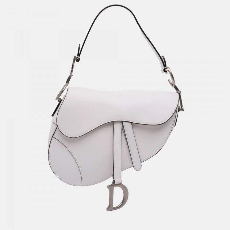 Pre Owned Dior Smooth Calfskin Saddle Bag