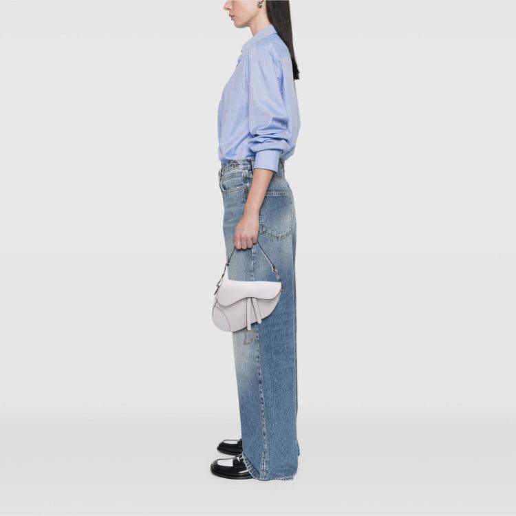 Pre Owned Dior Smooth Calfskin Saddle Bag