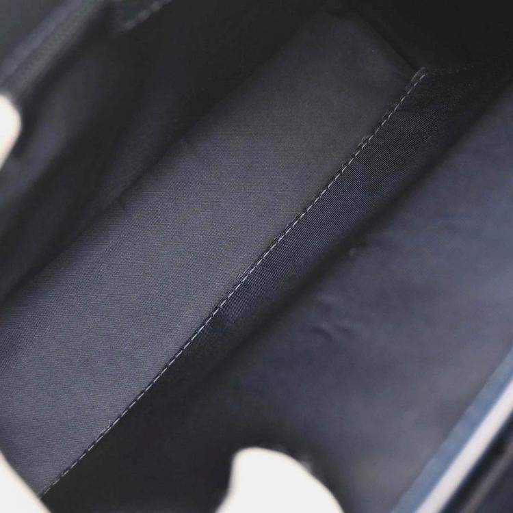Pre Owned Christian Dior Navy Trotter Handbag