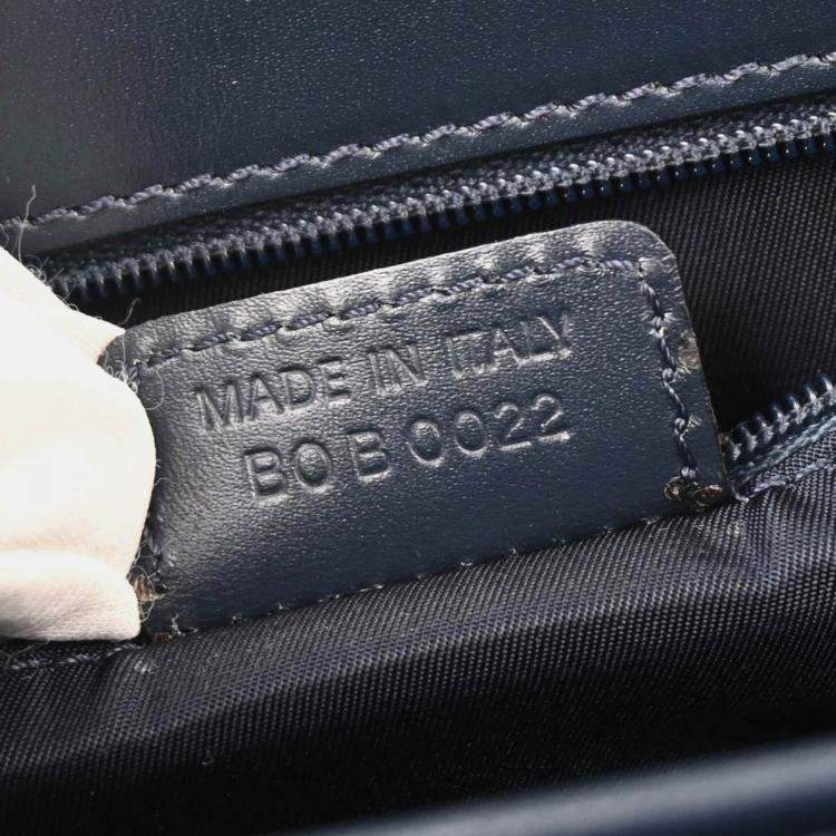 Pre Owned Christian Dior Navy Trotter Handbag
