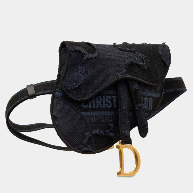 Pre Owned Dior Camouflage Saddle Belt Bag