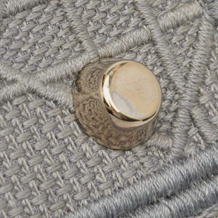 مملوكة مسبقًا Dior Grey Medium Canvas Cannage Lady D Lite