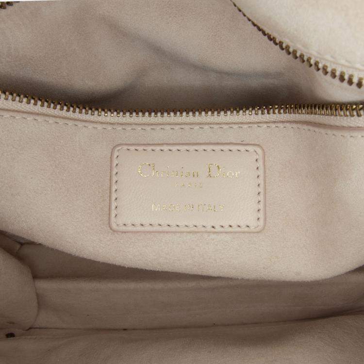 Pre Owned Dior Pink Cannage Dioraddict Crossbody