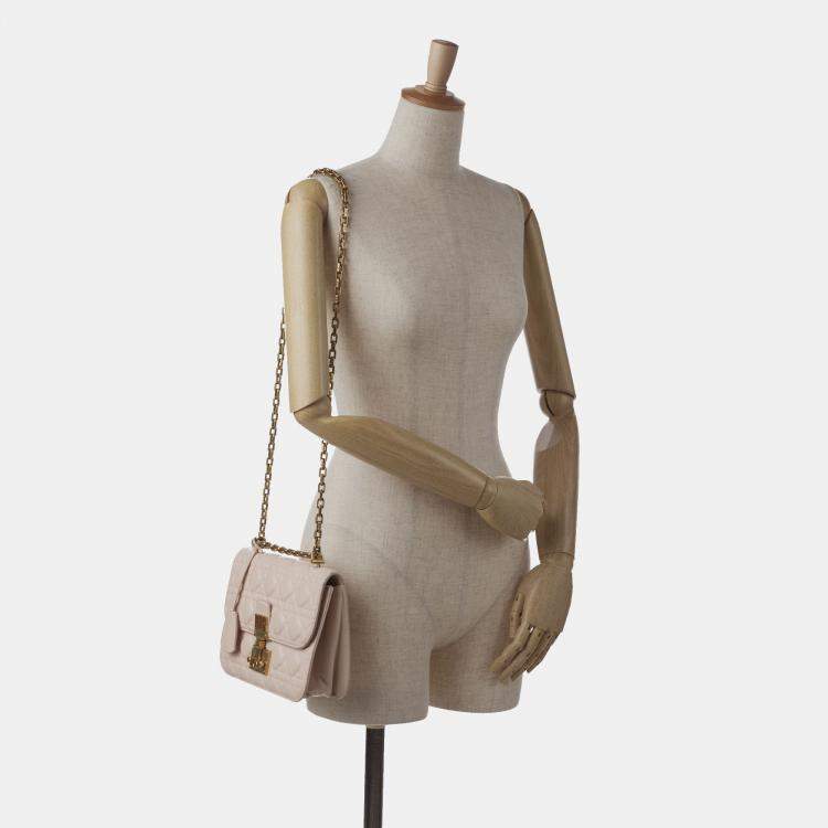 Pre Owned Dior Pink Cannage Dioraddict Crossbody
