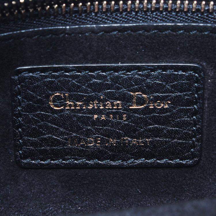 Pre Owned Dior Black J'Adior Camera Case Clutch with Chain