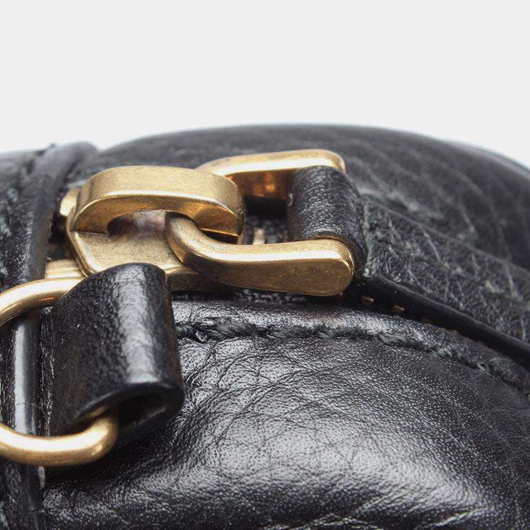 Pre Owned Dior Black J'Adior Camera Case Clutch with Chain