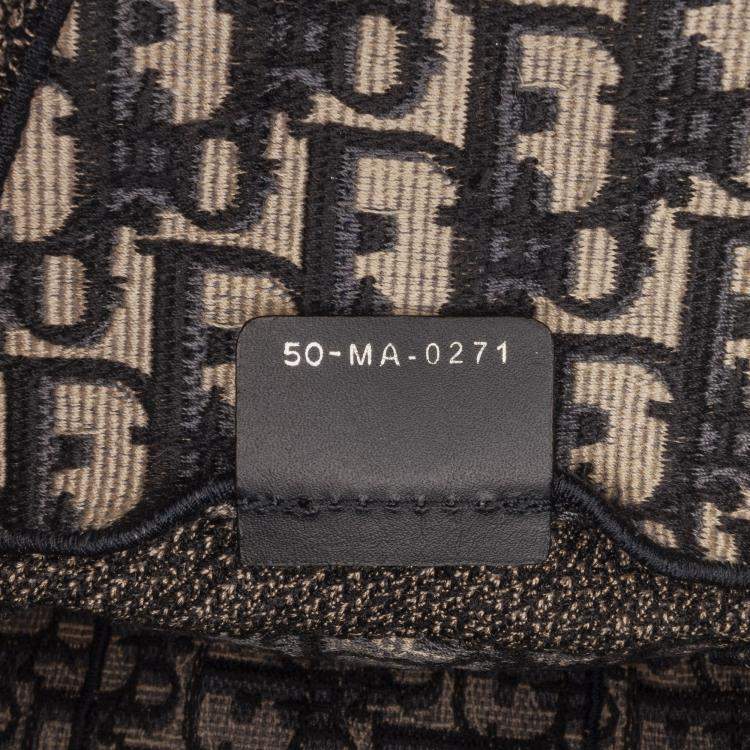Pre Owned Dior Navy Blue Oblique Diorcamp