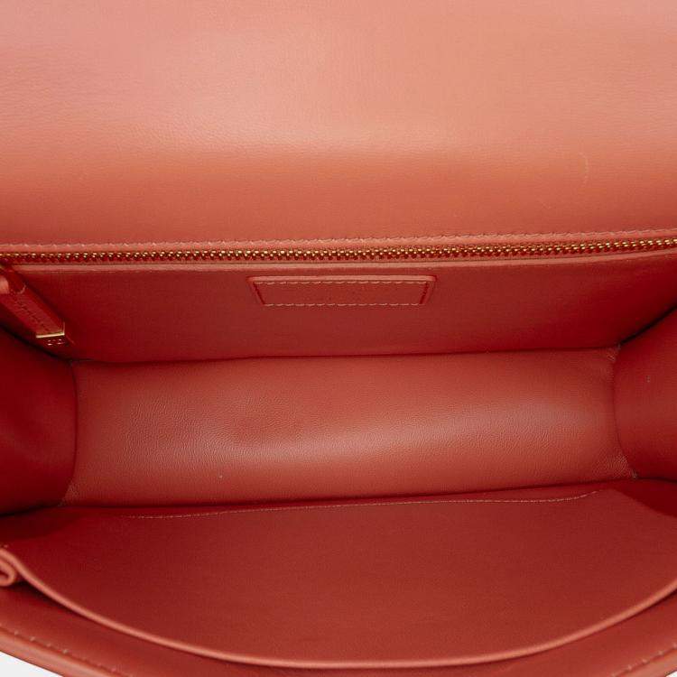 مملوكة مسبقًا Dior Orange Leather 30 Montaigne Flap