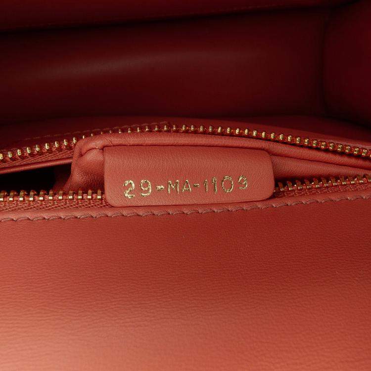 مملوكة مسبقًا Dior Orange Leather 30 Montaigne Flap