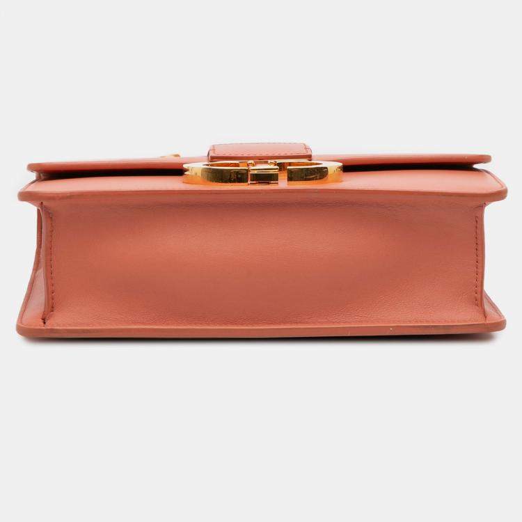 مملوكة مسبقًا Dior Orange Leather 30 Montaigne Flap