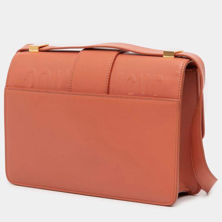 مملوكة مسبقًا Dior Orange Leather 30 Montaigne Flap