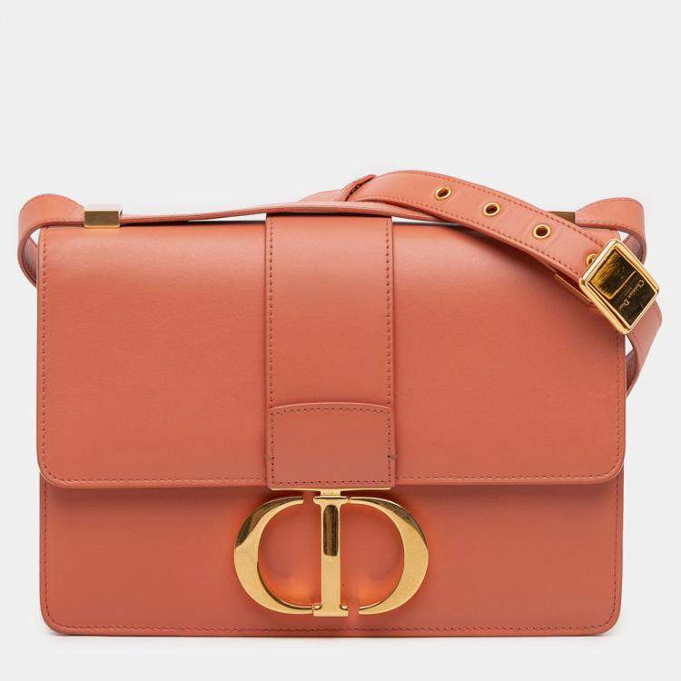 مملوكة مسبقًا Dior Orange Leather 30 Montaigne Flap