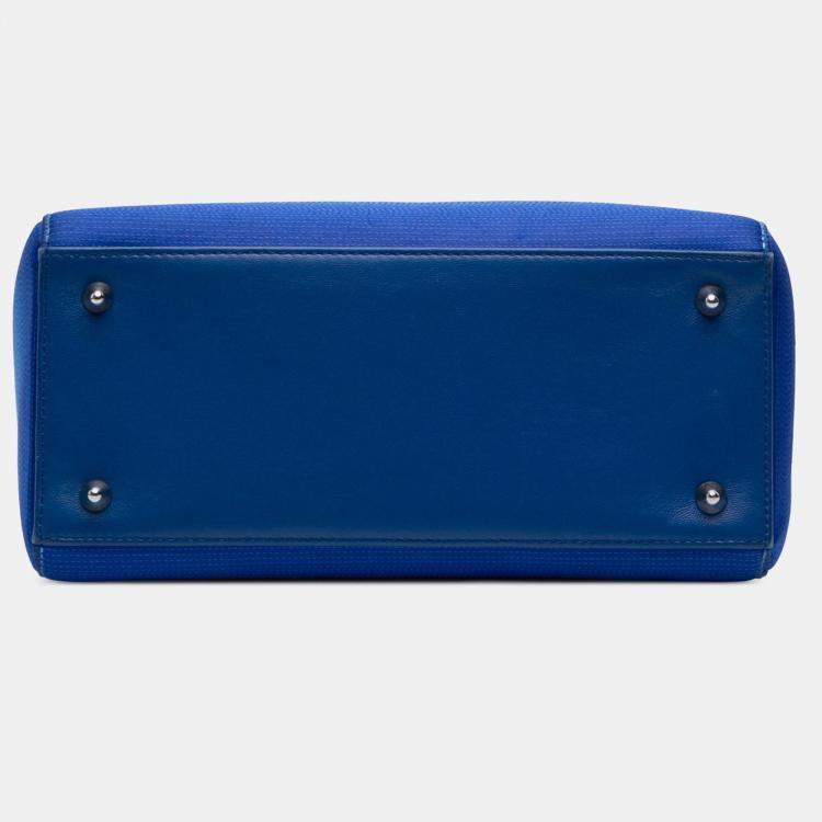 Pre Owned Dior Blue Medium Denim Ombre Lady Dior