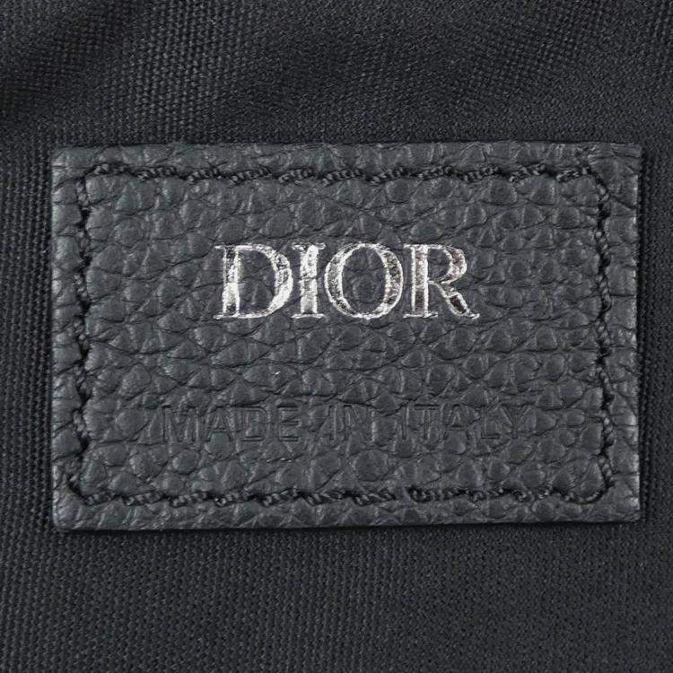 Pre Owned Christian Dior Beige/Black/Blue Handbag