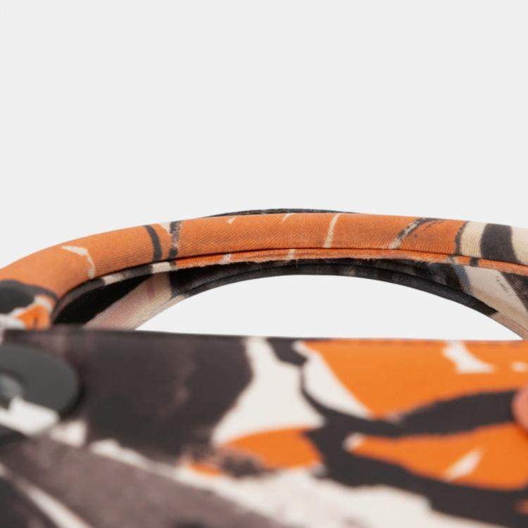 Pre Owned Dior Multicolor Large Canvas Floral Graffiti Lady Dior