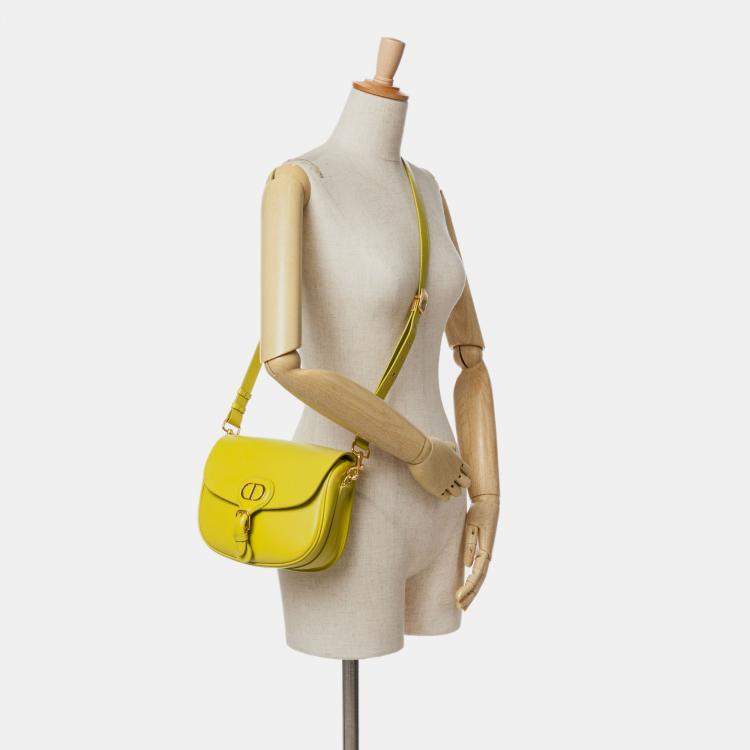 Pre Owned Dior Green Medium Leather Bobby Crossbody