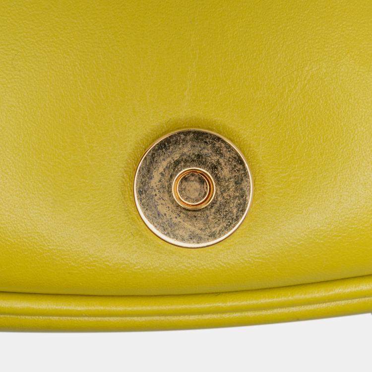Pre Owned Dior Green Medium Leather Bobby Crossbody