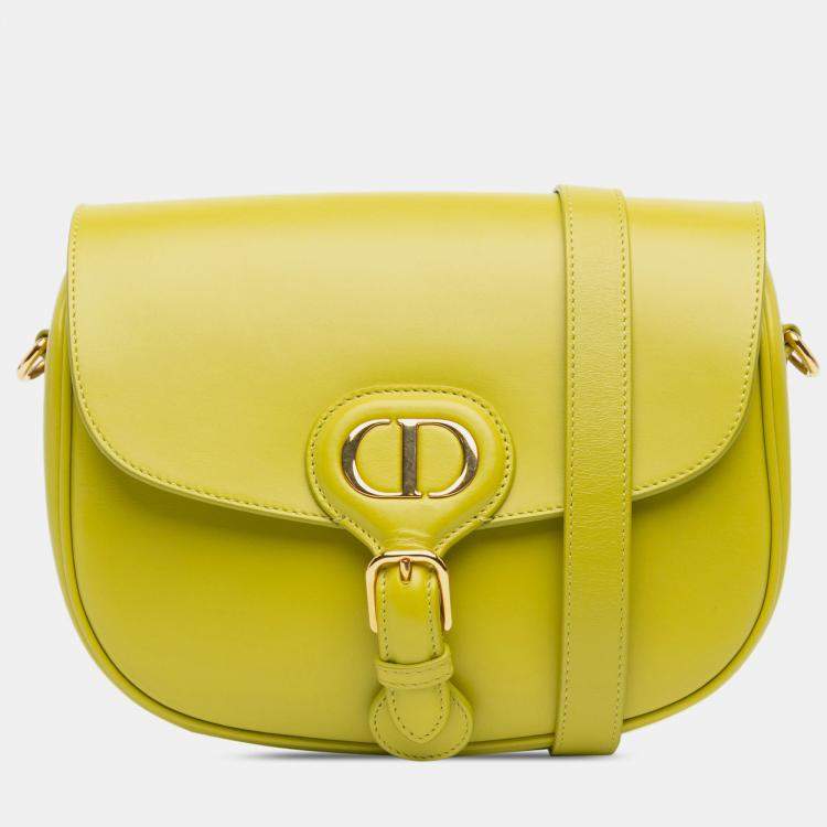 Pre Owned Dior Green Medium Leather Bobby Crossbody