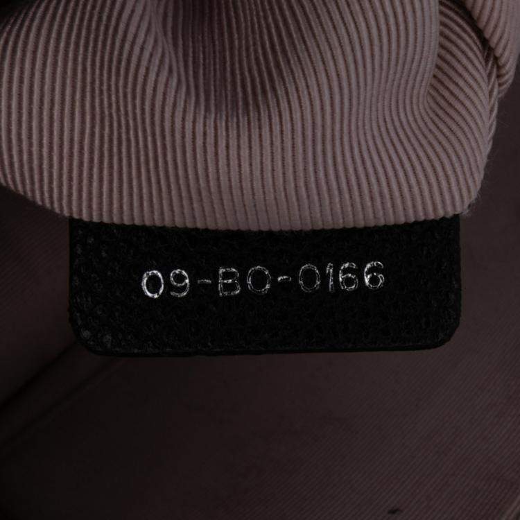 Pre Owned Dior Black Medium Grained Calfskin Diorama Flap