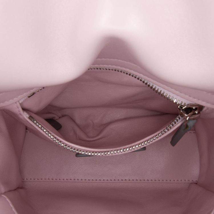 Pre Owned Dior Multicolor Mini Tricolor Lambskin Cannage Lady Dior