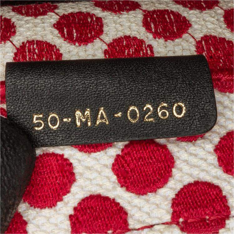 Pre Owned Dior Red Medium Dioramour Book Tote