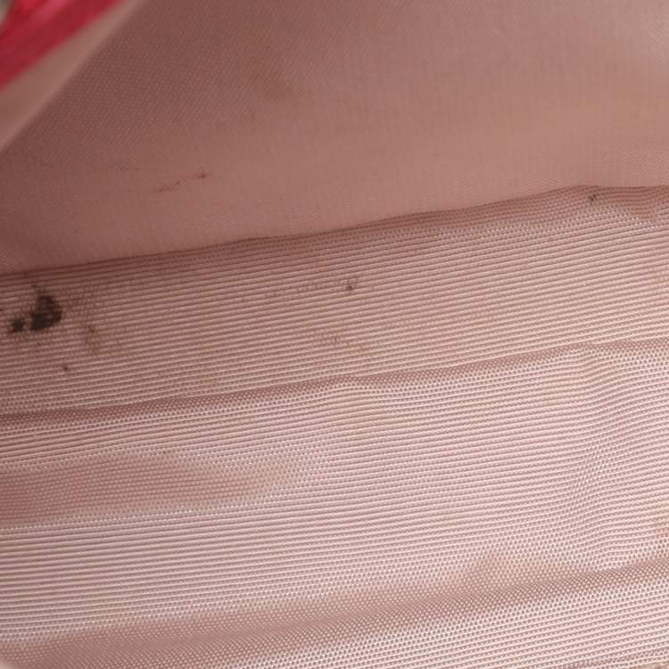 Pre Owned Dior Pink Cannage Leather Small Soft Lady Dior Tote