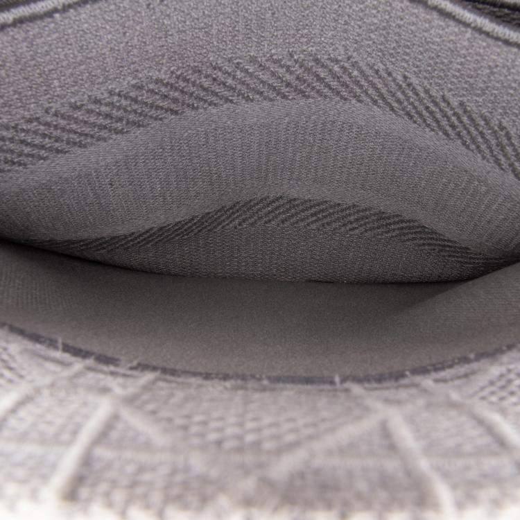 Pre Owned Dior Grey Medium Canvas Cannage Lady D Lite