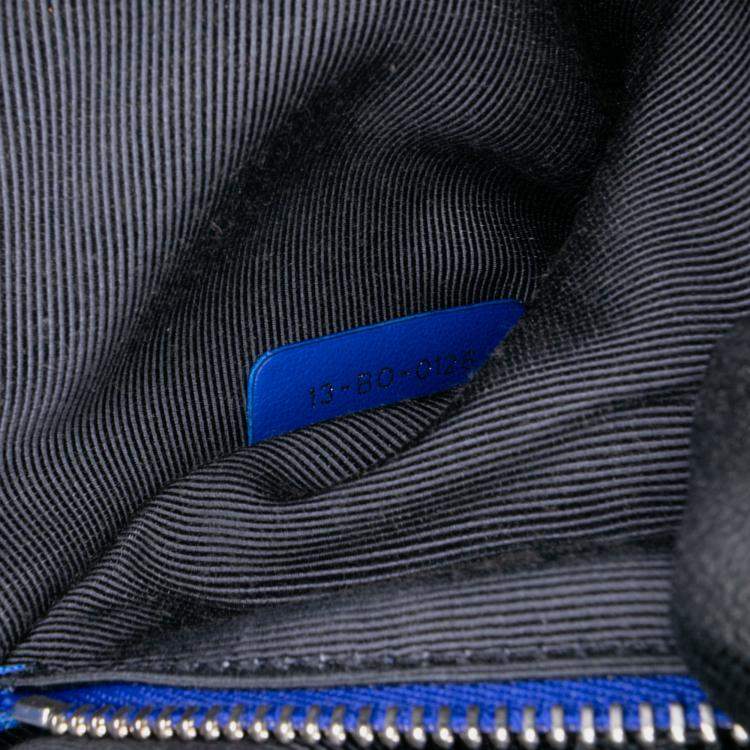 Pre Owned Dior Blue Medium Lambskin Diorama Flap