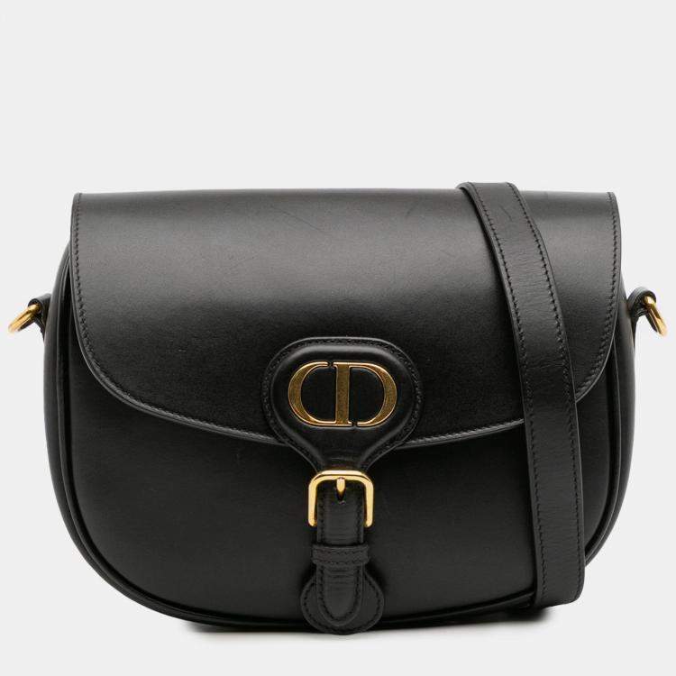 Pre Owned Dior Black Medium Leather Bobby Crossbody