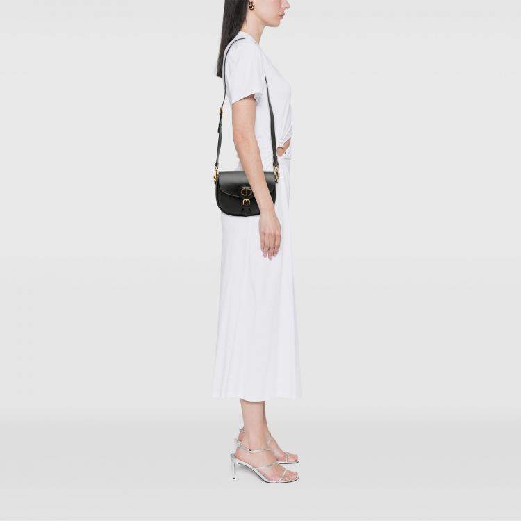 Pre Owned Dior Black Medium Leather Bobby Crossbody