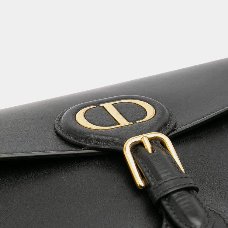 Pre Owned Dior Black Medium Leather Bobby Crossbody