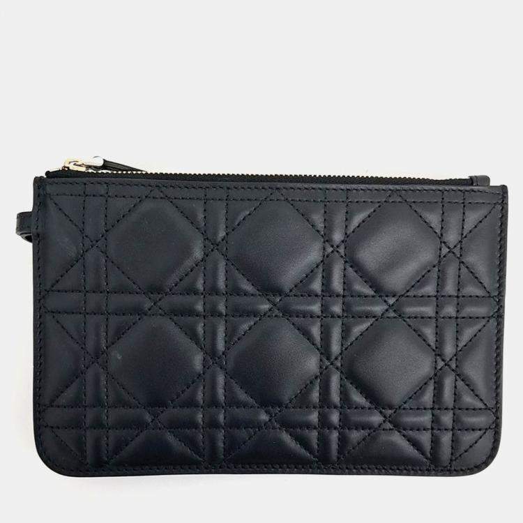 Pre Owned Dior Black Leather Toujours Small