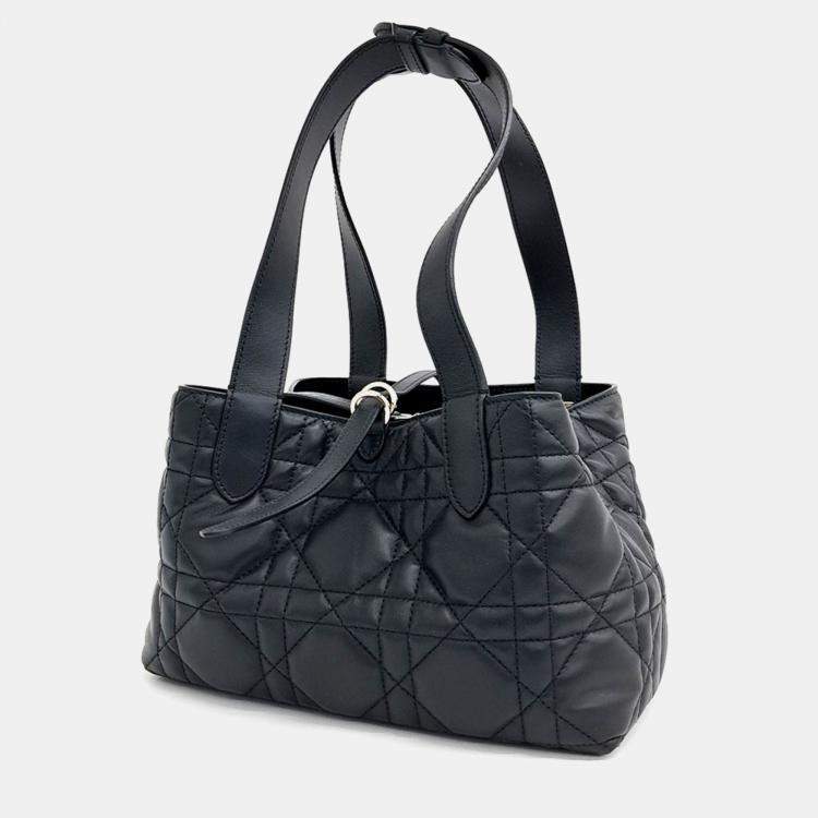 Pre Owned Dior Black Leather Toujours Small