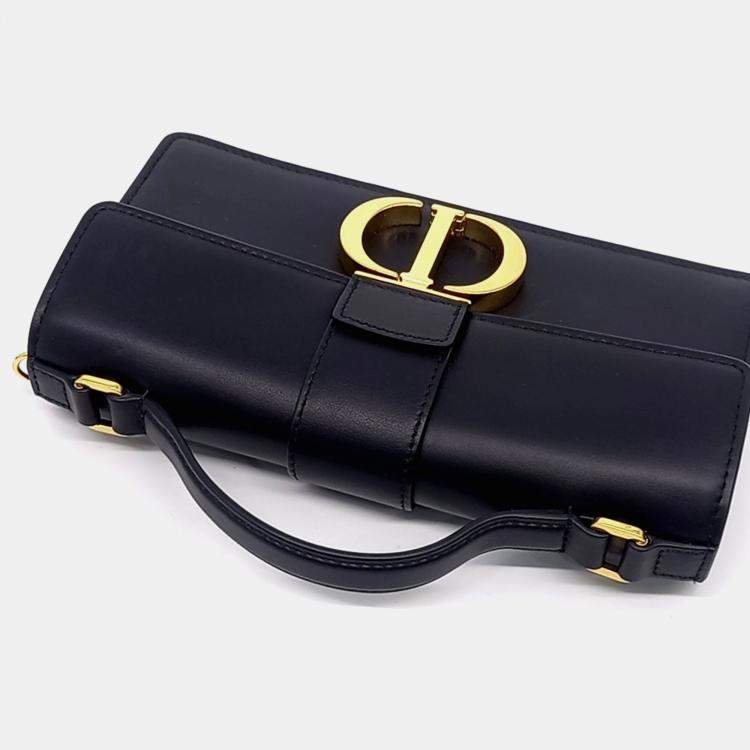 Pre Owned Dior Black Leather Miss Montaigne Mini Bag