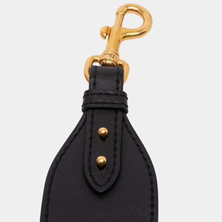Pre Owned Dior Black Ultra Matte Calfskin Saddle Bag