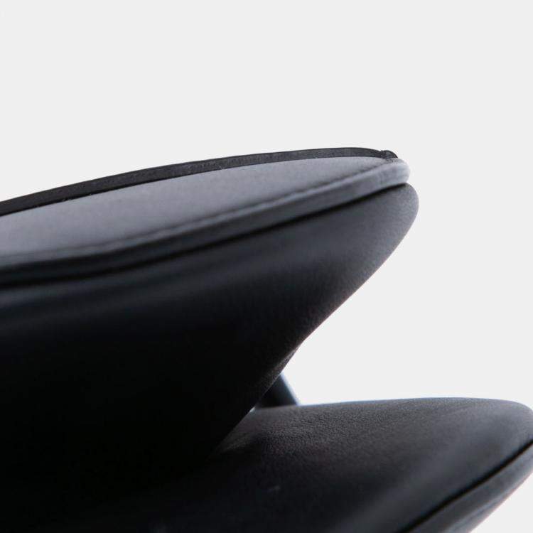 Pre Owned Dior Black Ultra Matte Calfskin Saddle Bag