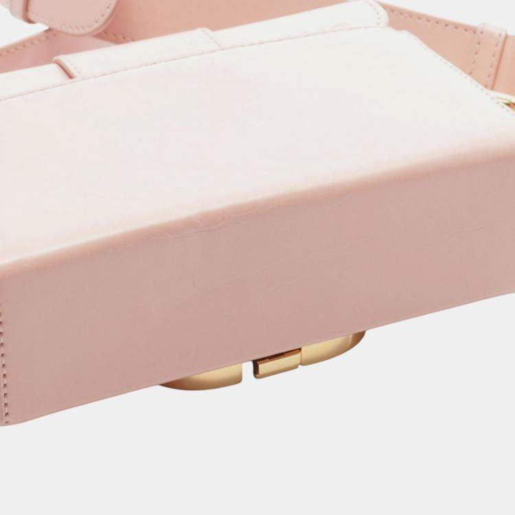 Pre Owned Dior Pink Leather 30 Montaigne Box Bag