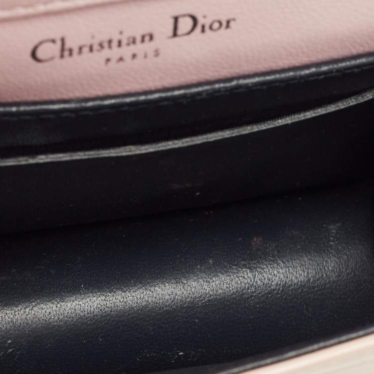 Pre Owned Dior BeigePatent Leather Baby Diorama Crossbody Bag