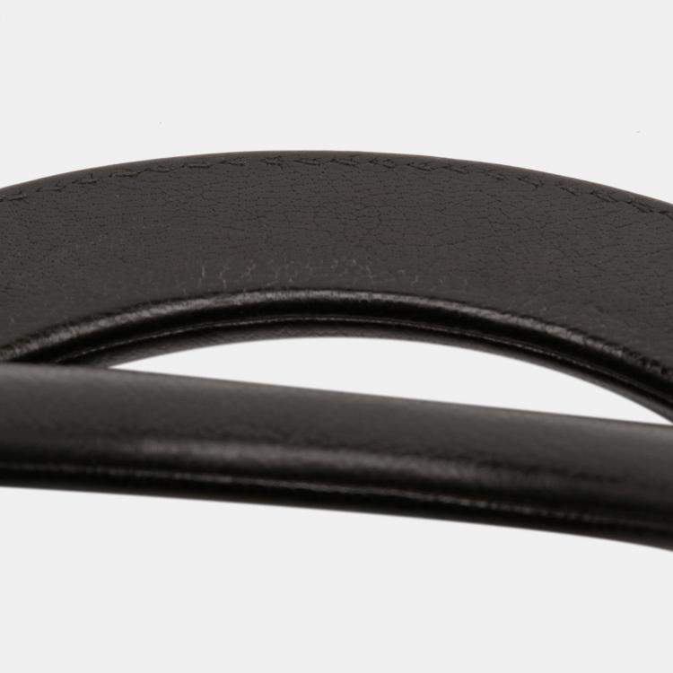 Pre Owned Dior Black Medium Grained Calfskin Cannage Supple Lady Dior