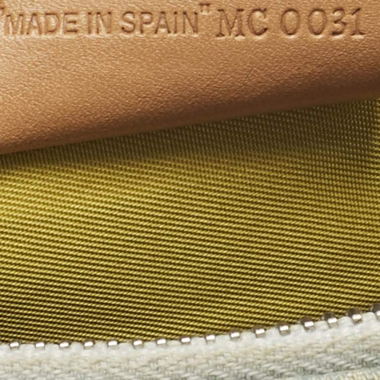 Pre Owned Dior Washed Blue Denim Mini Saddle Bag