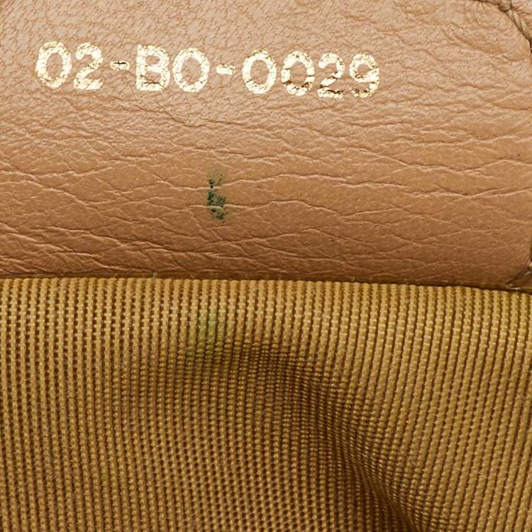 Pre Owned Dior Beige Cannage Leather Le Trente Shoulder Bag