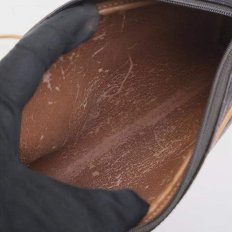 مملوكة مسبقًا Dior Vintage Canvas Honeycomb Shoulder Bag