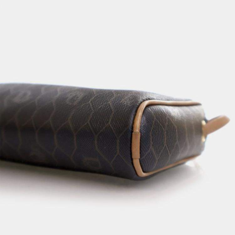 مملوكة مسبقًا Dior Vintage Canvas Honeycomb Shoulder Bag